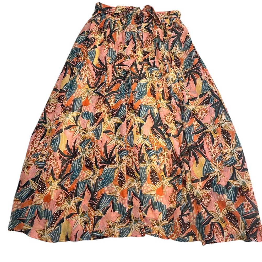Floral Maxi Skirt - Multicolor